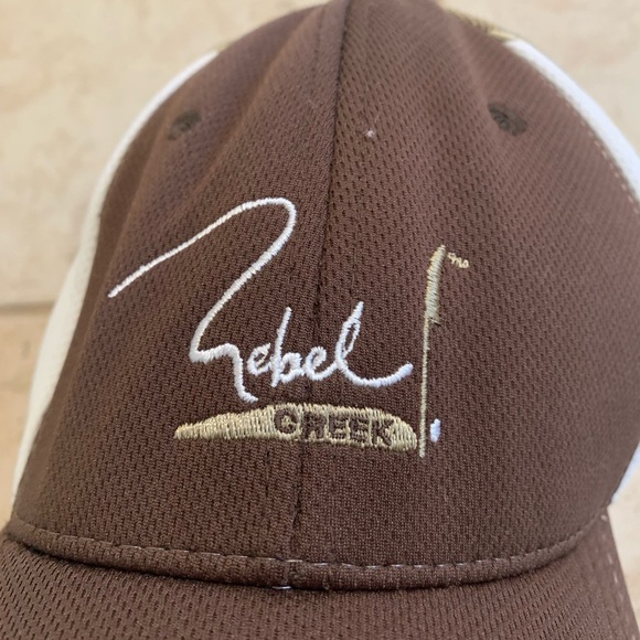 Pukka Rebel Creek Golf Hat | Brown & White Mesh Cap - Picture 2 of 8